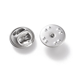 Non-Tarnish 304 Stainless Steel Butterfly Clutches Pin Backs&nbsp;STAS-K194-18P