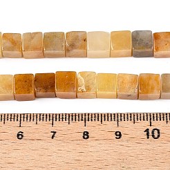 Natural Topaz Jade Beads Strands&nbsp;G-T139-6x6-30B