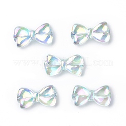 UV Plating Rainbow Iridescent Acrylic Beads&nbsp;OACR-H015-01