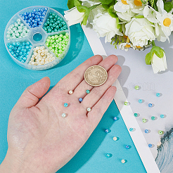 480Pcs 6 Colors Baking Paint Pearlized Glass Pearl Round Beads&nbsp;HY-PH0001-24A