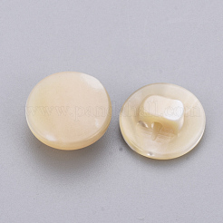 Trochus Shell Shank Buttons&nbsp;SSHEL-Q298-15B