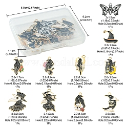 10Pcs 10 Style Alloy Enamel Pendants&nbsp;ENAM-FS0001-59