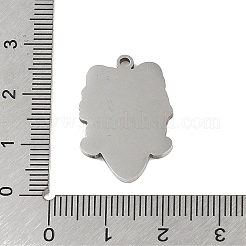 Non-Tarnish 201 Stainless Steel Pendants&nbsp;STAS-C095-37P
