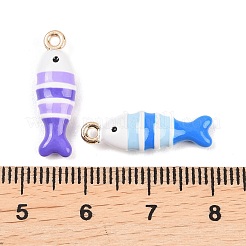 Alloy Enamel Pendants&nbsp;ENAM-A012-17B-G