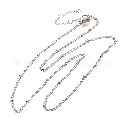 Anti-Tarnish 304 Stainless Steel Satellite Chain Necklaces for Women&nbsp;NJEW-K255-14P