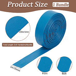 5M Folding PU Leather Flat Cord&nbsp;OCOR-WH20012-14E-10