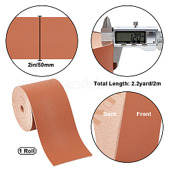 2M Flat Microfiber Imitation Leather Cord&nbsp;FIND-WH0420-75D-04