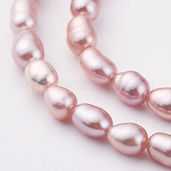 Natural Cultured Freshwater Pearl Beads Strands&nbsp;PEAR-G007-01-01