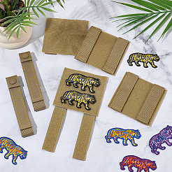 4Pcs Nylon Tactical Molle Patch Panel&nbsp;OFST-NB0001-01C