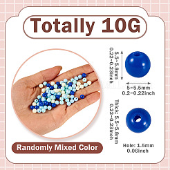 10G Opaque Acrylic Beads&nbsp;SACR-TADJ0001-03I