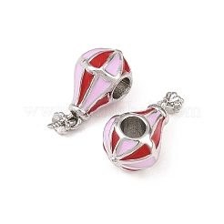 Brass Enamel Pendant Bails&nbsp;KK-H524-13P