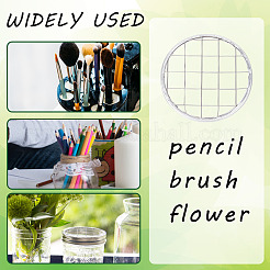 24Pcs 304 Stainless Steel Mesh Lids for Water Planting Glass Vase&nbsp;AJEW-BC0002-18