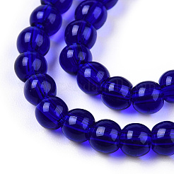 Transparent Glass Beads Strands&nbsp;GLAA-T032-T4mm-15