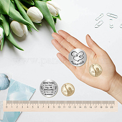 1Pc 201 Stainless Steel Commemorative Coins&nbsp;AJEW-CN0001-99G
