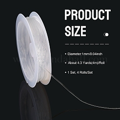 4 Rolls Round Crystal Elastic Stretch Thread&nbsp;EW-TA0001-09D