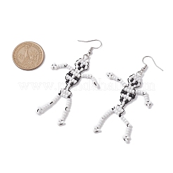 Handmade Seed Beads Dangle Earrings&nbsp;EJEW-MZ00141
