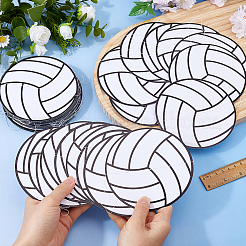Paper Volleyball Hanging Banners&nbsp;AJEW-WH0752-629