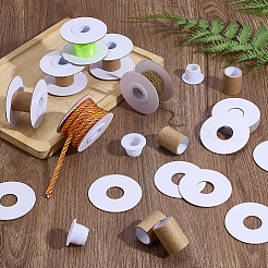 30 Bags Paper Thread Winding Bobbins&nbsp;DIY-PH0031-88