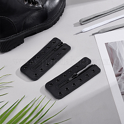 Cowhide Leather Lace-in Shoe Zipper Inserts&nbsp;DIY-WH0671-073A