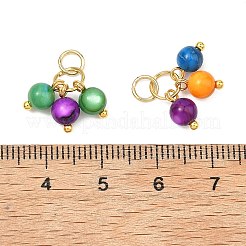Dyed Natural Freshwater Shell Pendants&nbsp;PALLOY-JF05344