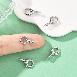 SHEGRACE Brass Spring Ring Clasps&nbsp;XGRQ58643-785P