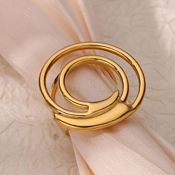 201 Stainless Steel Cuff Open Rings&nbsp;WG24813-03