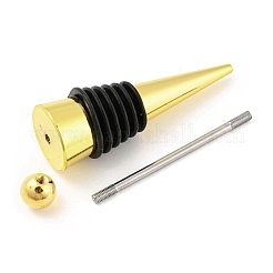 DIY Beadable Alloy Red Wine Stopper&nbsp;AJEW-Z016-03C-G