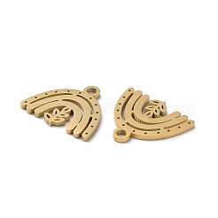 Ion Plating(IP) 304 Stainless Steel Charms&nbsp;STAS-Q303-23G