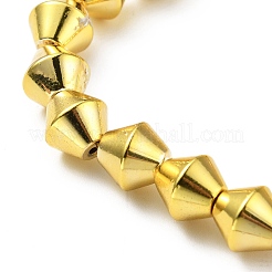 Electroplated Non-magnetic Synthetic Hematite Beads Strands&nbsp;G-G849-02G
