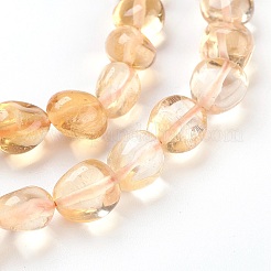 Natural Citrine Beads Strands&nbsp;G-F575-12