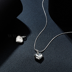 925 Sterling Silver Peach Heart Charms&nbsp;FIND-PH0021-55B