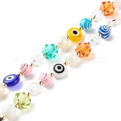 CCB Plastic Beads Mobile Straps&nbsp;HJEW-JM00566