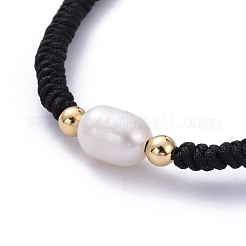 Adjustable Nylon Threads Braided Bead Bracelets&nbsp;BJEW-JB05259-01