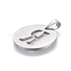 Non-Tarnish 201 Stainless Steel Pendants&nbsp;STAS-L221-33R