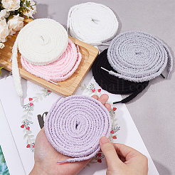 6 Pairs 6 Colors Polyester Shoelace Bands&nbsp;FIND-FH0010-36
