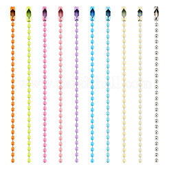 200Pcs 10 Colors Iron Ball Chain&nbsp;CH-TA0001-07