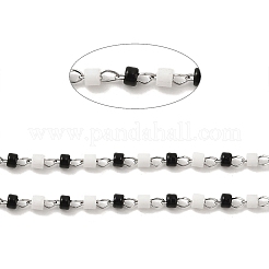 Glass Seed Column Beaded Chains&nbsp;CHS-B004-05P