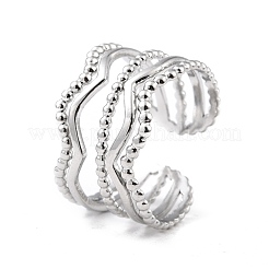 Tarnish Resistant 304 Stainless Steel Finger Rings&nbsp;RJEW-L102-17P