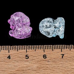 Transparent Crackle Acrylic Beads&nbsp;AC-CBA4496-10