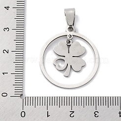 201 Stainless Steel Pendants&nbsp;STAS-Q342-04P