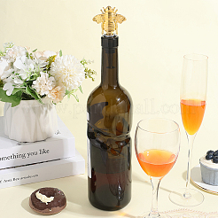 Zinc Alloy Wine Bottle Stoppers&nbsp;FIND-WH0126-727B