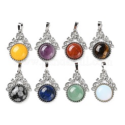 Natural & Synthetic Mixed Gemstone Pendants&nbsp;G-P498-01P