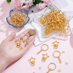 Star DIY Keychain Findings Kits&nbsp;DIY-SP0006-97G