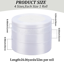 4 Rolls 4 Styles Polyester Ribbon&nbsp;OCOR-CY0004-23
