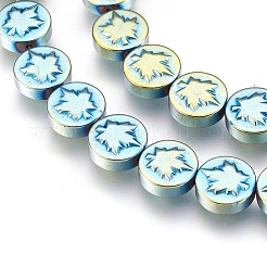Autumn Theme Non-magnetic Synthetic Hematite Bead Strands&nbsp;G-I208-12-I