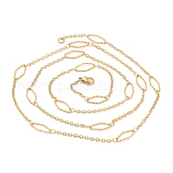 Ion Plating(IP) 304 Stainless Steel Necklaces&nbsp;STAS-D084-28G