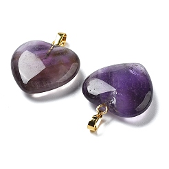 Natural Amethyst Pendants&nbsp;G-G956-B03-G