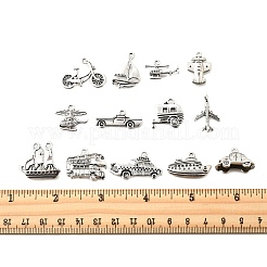 52Pcs 13 Style Tibetan Style Alloy Pendants&nbsp;TIBEP-FP0001-10