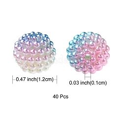 Imitation Pearl Acrylic Beads&nbsp;OACR-FS0001-32C