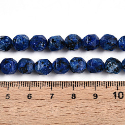 Dyed Natural Sesame Jasper Beads Strands&nbsp;G-T139-8mm-47G